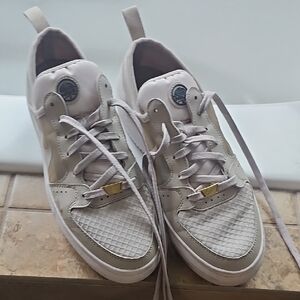 Nike White and Cream Women's Sneakers